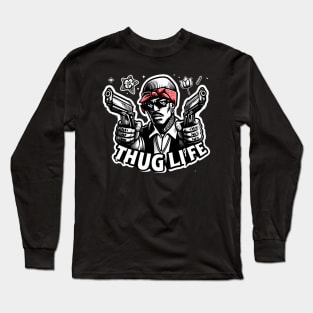 Thug Life Streetwear Inspiration Design Long Sleeve T-Shirt